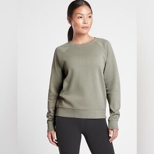 Athleta Sundown Sweatshirt Green Women’s Size XL